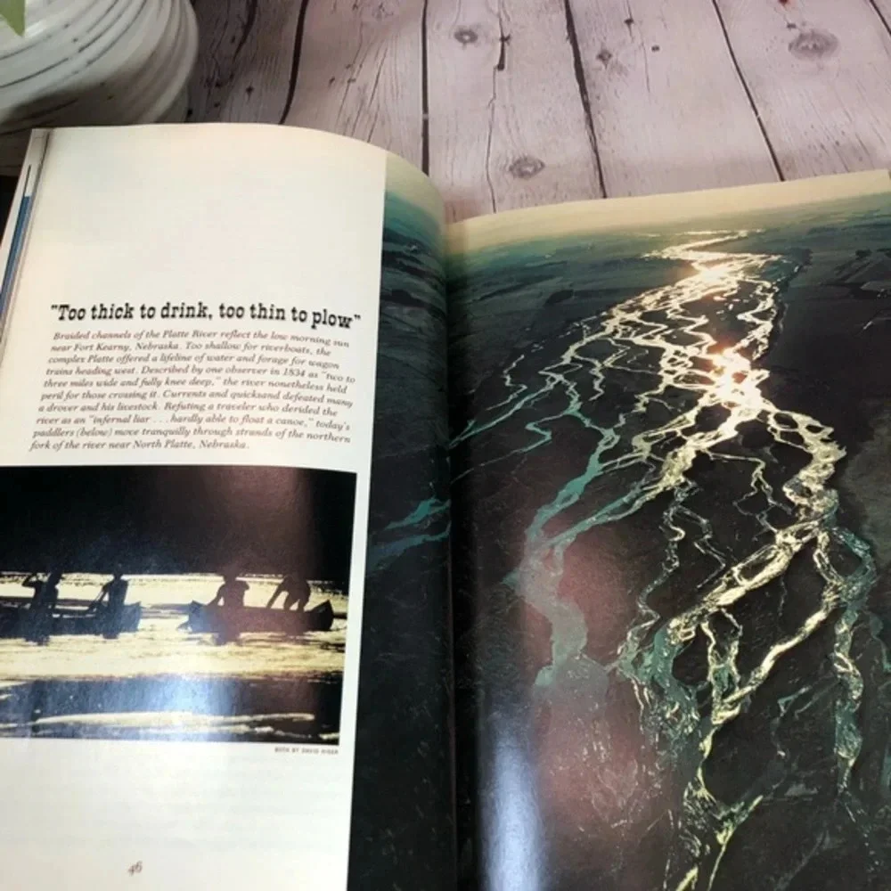 Vintage national geographic society book 1979 TRAILS WEST